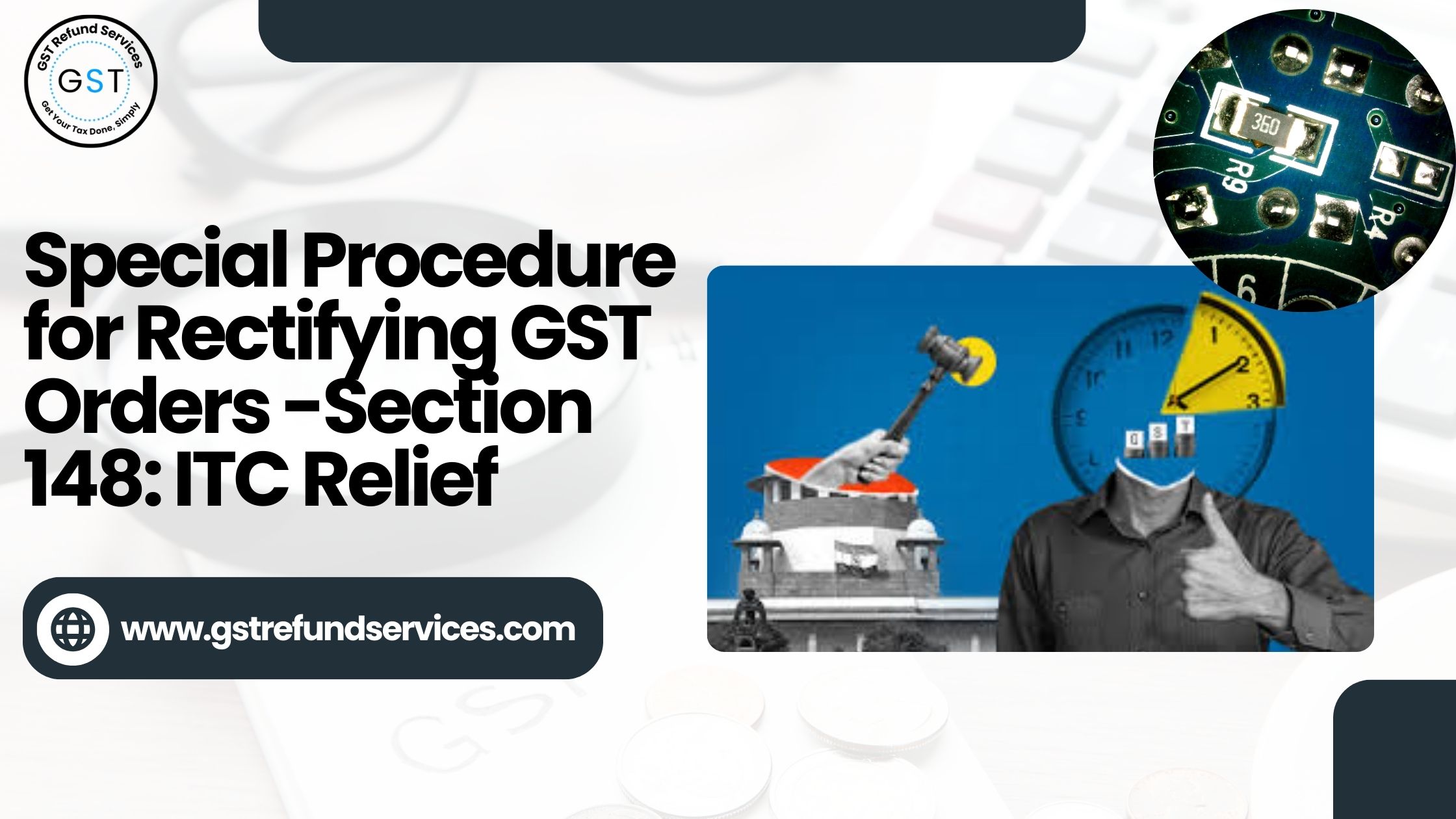 Special Procedure for Rectifying GST Orders -Section 148: ITC Relief